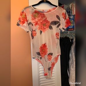 Flower Top Bodysuit